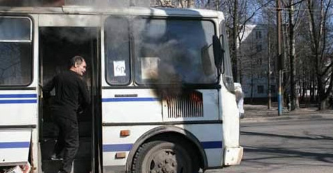 В Слободском получил ожоги водитель автобуса