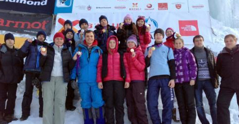 юниорской сборной России по ледолазанию.